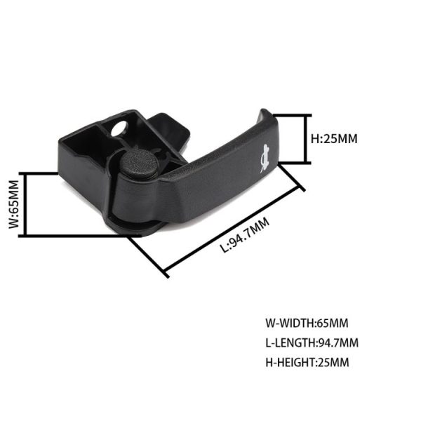 Hood Latch Release Handle 15741109 for GMC / Chevrolet Pick-up Truck 1995-2007 - Image 5