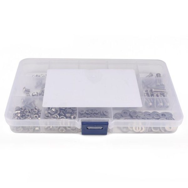 320 PCS 304 Stainless Steel Screws and Nuts Hex Socket Head Cap Screws Gasket Wrench Assortment Set Kit - Image 6