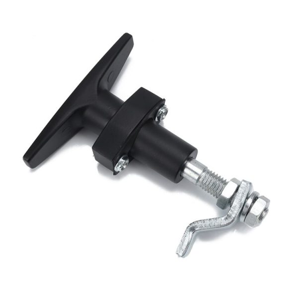 T Shape Handle Paddle Entry Door Latch & Keys Tool Box Lock for Trailer / Yacht / Truck - Image 2