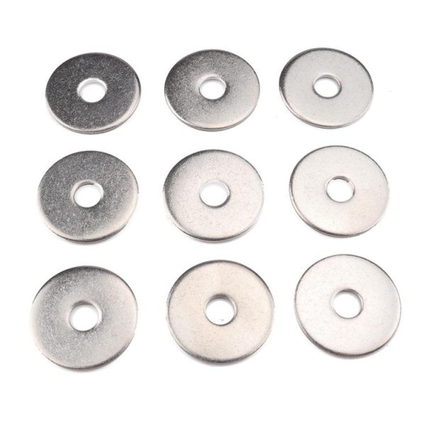 40 PCS Round Shape Stainless Steel Flat Washer Assorted Kit for Car / Boat / Home Appliance - Image 3