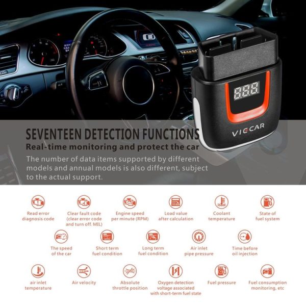Viecar VP002 Car Mini OBD Fault Detector V1.5 WiFi Diagnostic Tool - Image 4