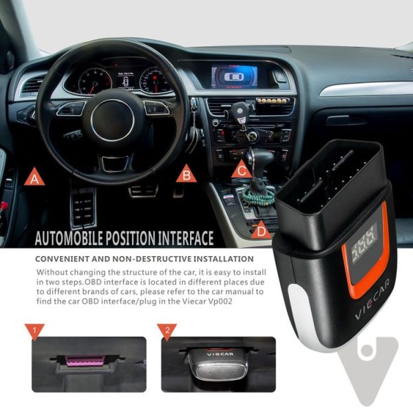 Viecar VP002 Car Mini OBD Fault Detector V1.5 WiFi Diagnostic Tool - Image 8