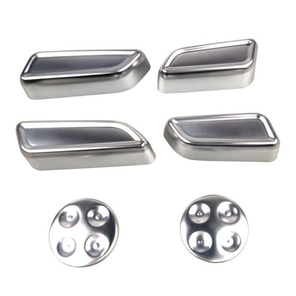 6 in 1 Car Seat Adjustment Button Decorative Sticker for Tesla Model 3 - Image 2
