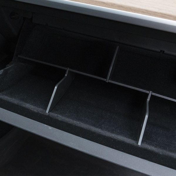 Vice Driver Hand Box Partition Glove Storage Box Layered Sorting Board for Tesla Model 3 - Image 5