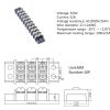 10 Position 450V 32A Double Row Terminal Block Screw Terminal Block - Image 4