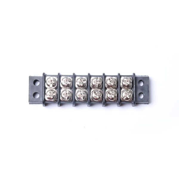6 Position 450V 32A Double Row Terminal Block Screw Terminal Block