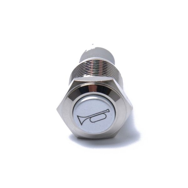 Momentary Reset Switch Push Button 16mm 12V for Car Motorcycle Horn Speaker - Image 2