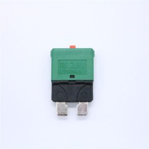30AMP DC28V Circuit Breaker Trip Fuses Standard Blade Fuse Manual Reset