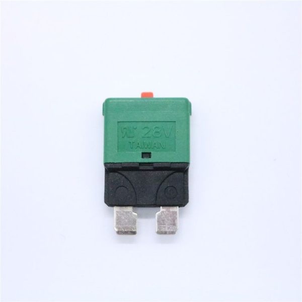 30AMP DC28V Circuit Breaker Trip Fuses Standard Blade Fuse Manual Reset