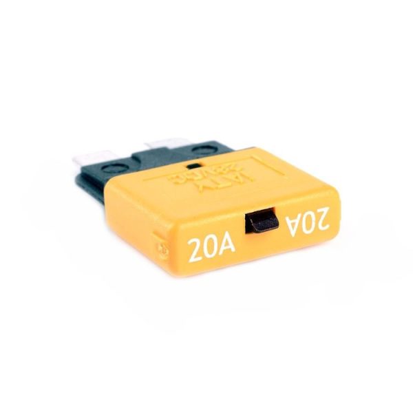20AMP DC28V Circuit Breaker Trip Fuses Standard Blade Fuse Manual Reset - Image 2