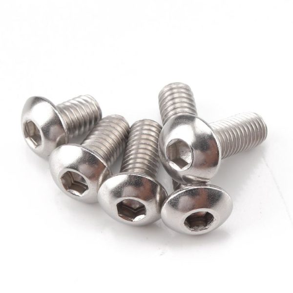 190 PCS 304 Stainless Steel Screws and Nuts M4 Hex Socket Head Cap Screws Gasket Wrench Assortment Set Kit - Image 2