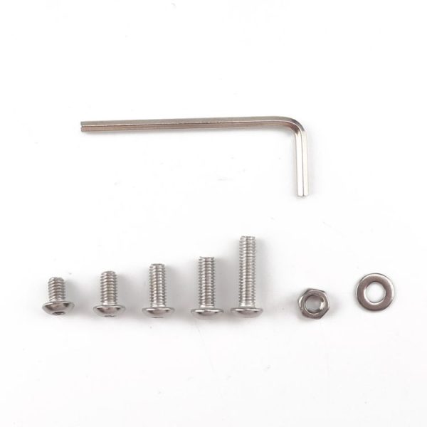 190 PCS 304 Stainless Steel Screws and Nuts M4 Hex Socket Head Cap Screws Gasket Wrench Assortment Set Kit - Image 3