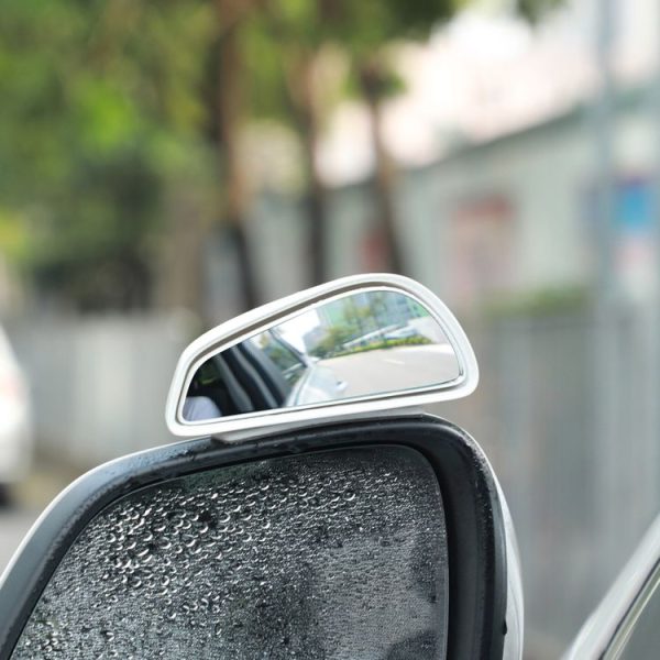 2 PCS Baseus Large View Reversing Auxiliary Mirror (White)
