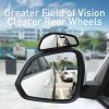 2 PCS Baseus Large View Reversing Auxiliary Mirror (White) - Image 5