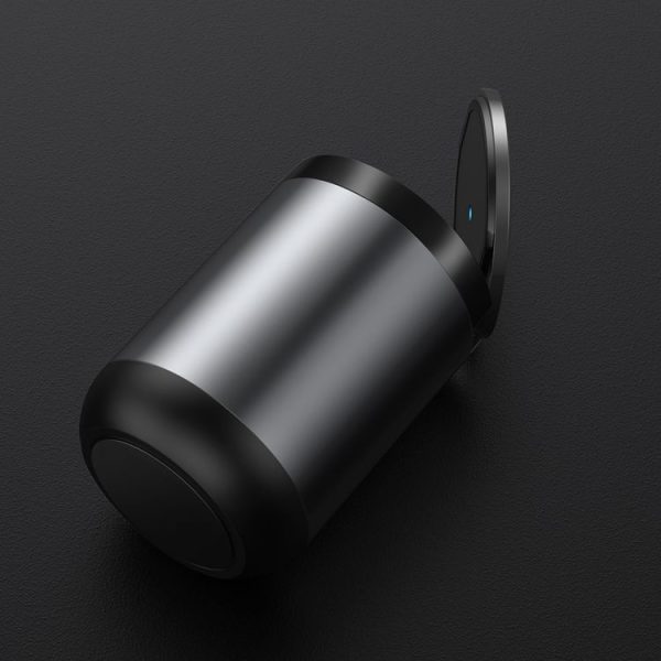 Baseus Premium Universal Portable Car Trash Rubbish Bin Ashtray (Dark Gray) - Image 2