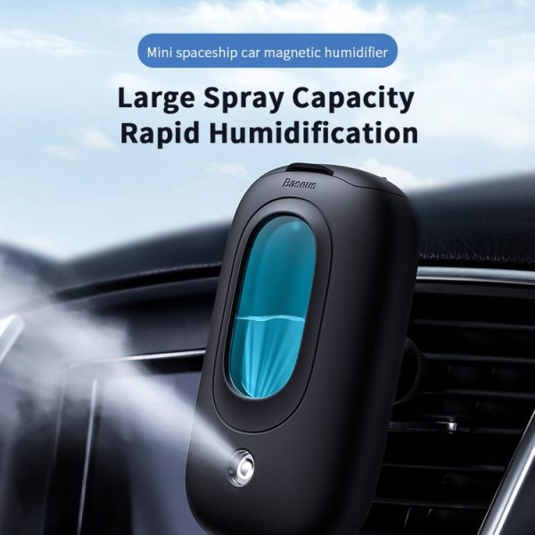 Baseus Mini Spaceship Car Magnetic Humidifier (Blue) - Image 3