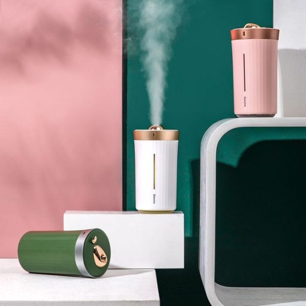 Baseus Whale Car / Home Humidifier Air Purifier Humidifier (Pink) - Image 7