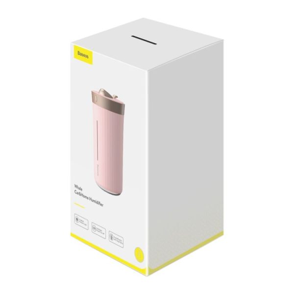 Baseus Whale Car / Home Humidifier Air Purifier Humidifier (Pink) - Image 8