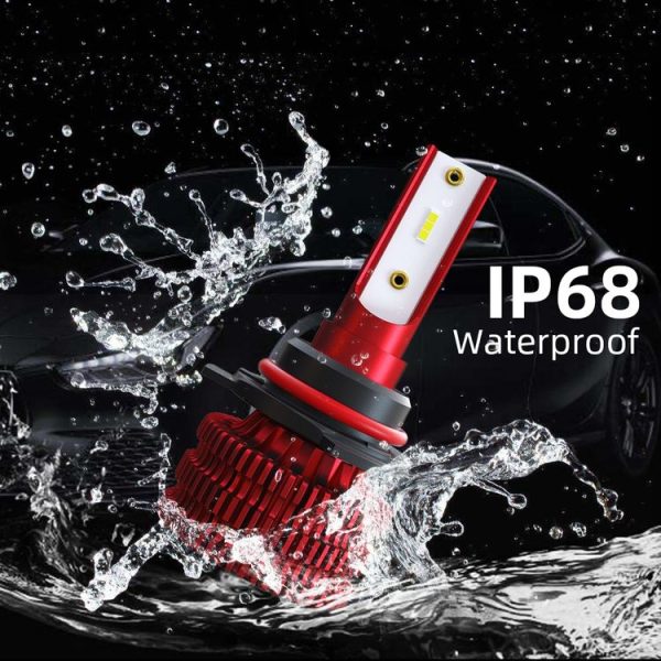 2 PCS KINGSOFE K5 9006 / HB4 DC9-36V / 18W / 2000LM / 6000K IP68 Car LED Headlight Lamps (Cool White) - Image 4