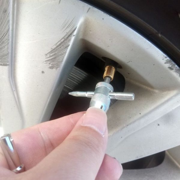 4 in 1 Remover Tool + 6 Car Trunk Motorcycles Tire Valve - Image 4