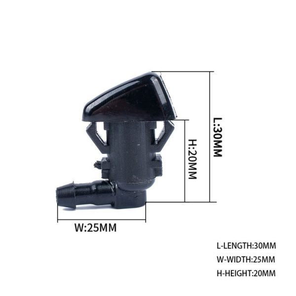 2 PCS Windshield Washer Wiper Jet Water Spray Nozzle 68260443AA for Jeep Grand Cherokee 2005-2013 - Image 5