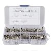 240 PCS Car / Boat AWG Gauge Non-Insulated Butt Connectors Ferrule Cable Crimp Terminal Kit - Image 3