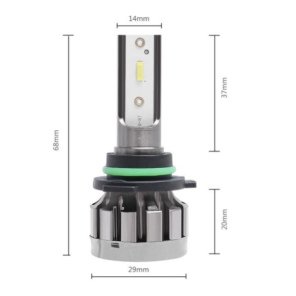 2 PCS Ballast A10 9006 DC9-36V / 13W / 1500LM / 6000K IP68 Car / Motorcycles LED Headlight Lamps / Fog Light - Image 3