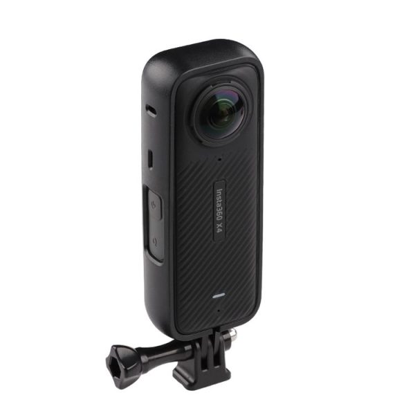 Insta360 X4 PC Plastic Protective Frame with Adapter Mount & Screw (Black)