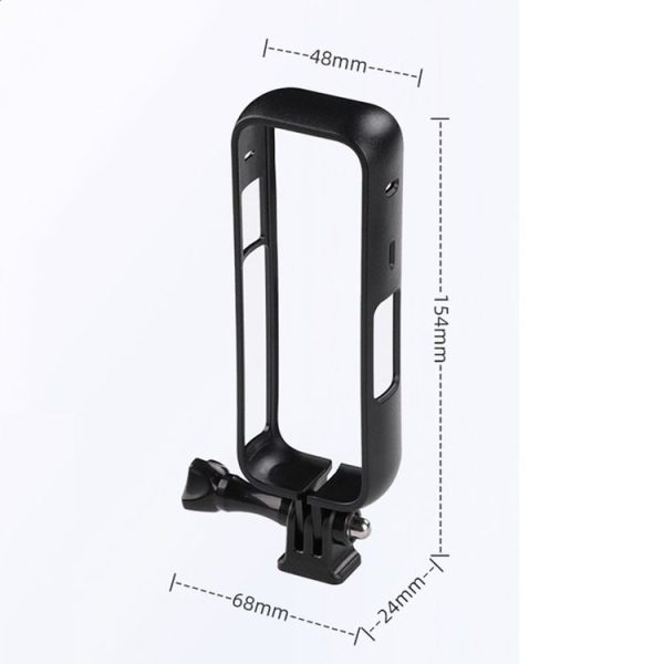 Insta360 X4 PC Plastic Protective Frame with Adapter Mount & Screw (Black) - Image 8