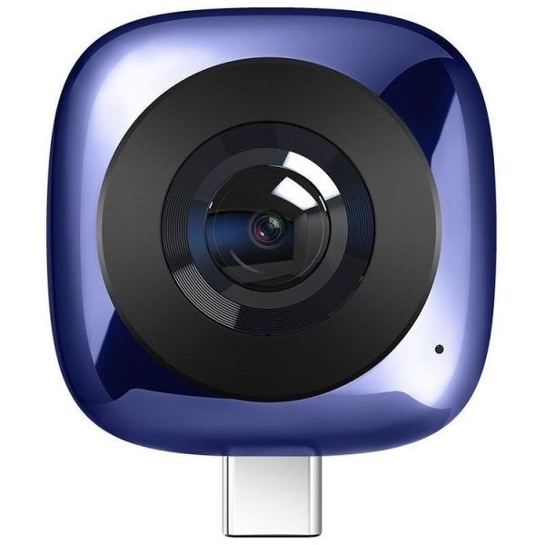 Huawei CV60 Panoramic Camera with Dual 13 Megapixel Lens, Support 360 Degree Photo / Video, Asteroid / Crystal Ball / Fish Eye Effect, Self-timer, Social Sharing, Animation Production, VR Browsing (Blue)