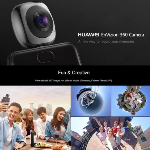 Huawei CV60 Panoramic Camera with Dual 13 Megapixel Lens, Support 360 Degree Photo / Video, Asteroid / Crystal Ball / Fish Eye Effect, Self-timer, Social Sharing, Animation Production, VR Browsing (Blue) - Image 10