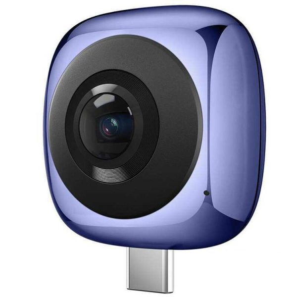 Huawei CV60 Panoramic Camera with Dual 13 Megapixel Lens, Support 360 Degree Photo / Video, Asteroid / Crystal Ball / Fish Eye Effect, Self-timer, Social Sharing, Animation Production, VR Browsing (Blue) - Image 2