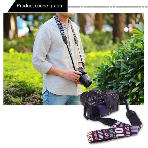 LYNCA LH-01 British Style Series Pink English Words Universal Genuine Leather Shoulder Neck Strap Camera Strap for Nikon / Canon / Sony / Panasonic / SLR DSLR ILDC - Image 7