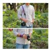 LYNCA LH-04 British Style Series Purple Background English Words Universal Genuine Leather Shoulder Neck Strap Camera Strap for Nikon / Canon / Sony / Panasonic / SLR DSLR ILDC - Image 8
