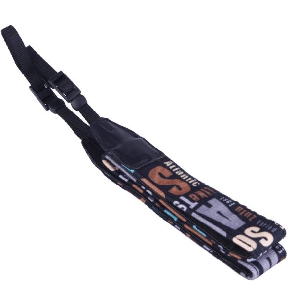LYNCA LH-05 British Style Series Orange English Words Universal Genuine Leather Shoulder Neck Strap Camera Strap for Nikon / Canon / Sony / Panasonic / SLR DSLR ILDC - Image 2