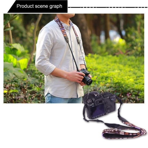 LYNCA LH-06 British Style Series Brown Background English Words Universal Genuine Leather Shoulder Neck Strap Camera Strap for Nikon / Canon / Sony / Panasonic / SLR DSLR ILDC - Image 7