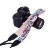 LYNCA LH-07 British Style Series Red Blue Flags Pattern Universal Genuine Leather Shoulder Neck Strap Camera Strap for Nikon / Canon / Sony / Panasonic / SLR DSLR ILDC