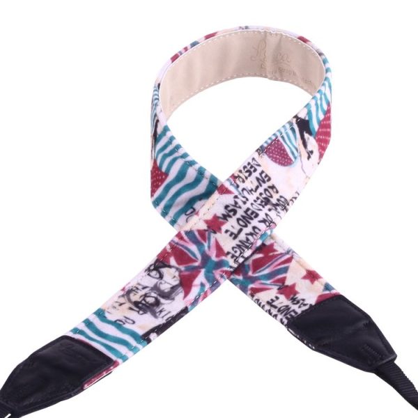 LYNCA LH-07 British Style Series Red Blue Flags Pattern Universal Genuine Leather Shoulder Neck Strap Camera Strap for Nikon / Canon / Sony / Panasonic / SLR DSLR ILDC - Image 3