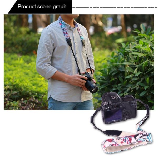 LYNCA LH-07 British Style Series Red Blue Flags Pattern Universal Genuine Leather Shoulder Neck Strap Camera Strap for Nikon / Canon / Sony / Panasonic / SLR DSLR ILDC - Image 7