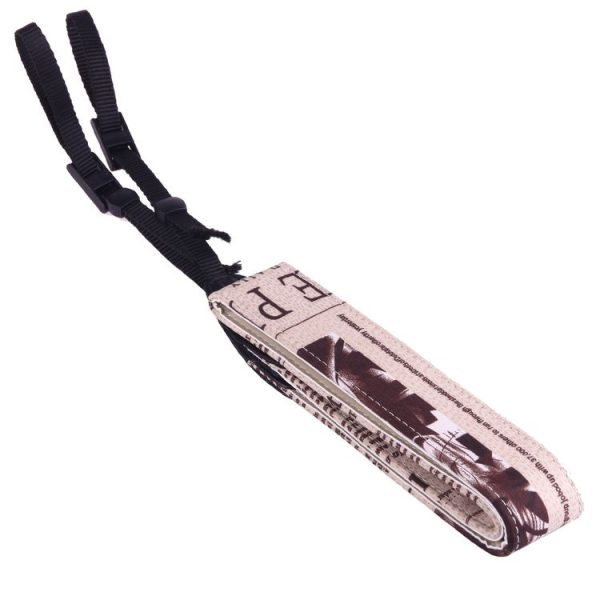 LYNCA LI-02 European and American Style Series English Words Pattern Universal Genuine Leather Shoulder Neck Strap Camera Strap for Nikon / Canon / Sony / Panasonic / SLR DSLR ILDC - Image 2