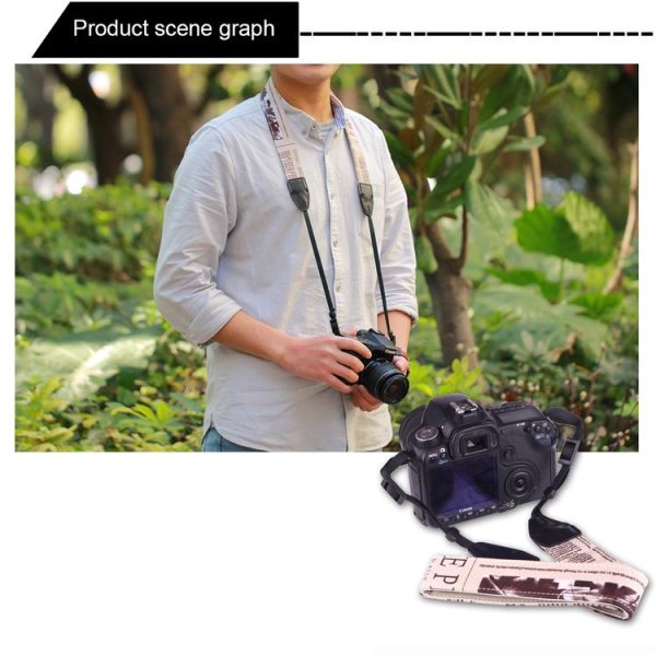 LYNCA LI-02 European and American Style Series English Words Pattern Universal Genuine Leather Shoulder Neck Strap Camera Strap for Nikon / Canon / Sony / Panasonic / SLR DSLR ILDC - Image 7
