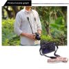 LYNCA LI-04 European and American Style Series Champagne Pattern Universal Genuine Leather Shoulder Neck Strap Camera Strap for Nikon / Canon / Sony / Panasonic / SLR DSLR ILDC - Image 7