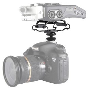 BOYA BY-C10 Universal Camera Microphone Shockmount with Hot Shoe Mount (Black)