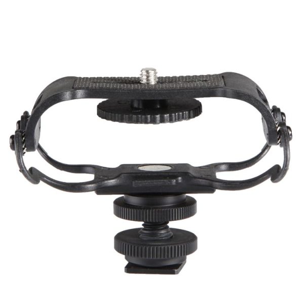 BOYA BY-C10 Universal Camera Microphone Shockmount with Hot Shoe Mount (Black) - Image 5