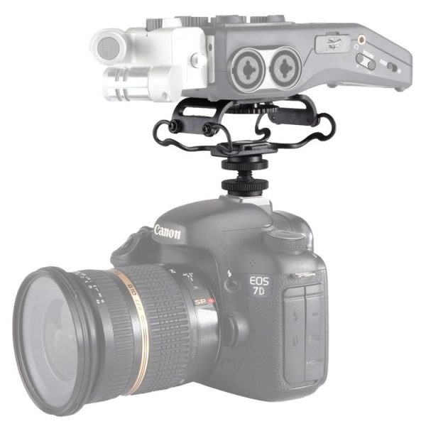 BOYA BY-C10 Universal Camera Microphone Shockmount with Hot Shoe Mount (Black) - Image 6