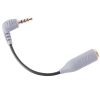 BOYA BY-CIP 3.5mm Jack Audio Male to Female Headset Microphone Adapter Cable (Grey) - Image 2