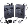 BOYA BY-WM5 2.4GHz Wireless Microphone with Transmitter and Receiver for Smartphones, DSLR Cameras and Video Cameras, Support Two Way Communication System (Black)