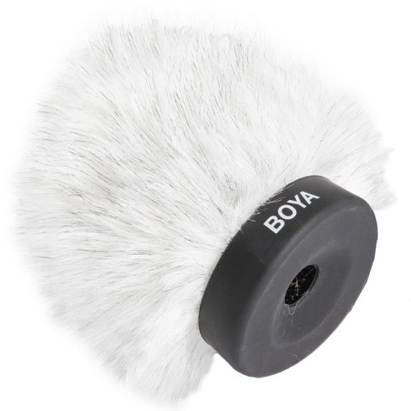 BOYA BY-P80 Furry Outdoor Interview Windshield Muff for Shotgun Capacitor Microphones, Inside Depth: 80mm - Image 4
