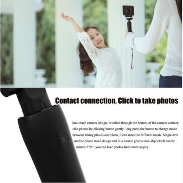 Original Xiaomi Mijia Portable Panoramic Camera 270 Degree Rotation Bracket Selfie Stick with One-touch Camera Function for SV2434B (Black) - Image 5