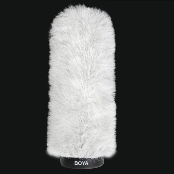 BOYA BY-P220 Furry Outdoor Interview Windshield Muff for Shotgun Capacitor Microphones, Inside Depth: 220mm - Image 2